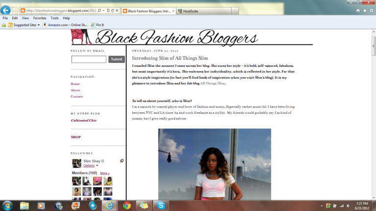 ALLTHINGSSLIM x Black Fashion Bloggers Interview