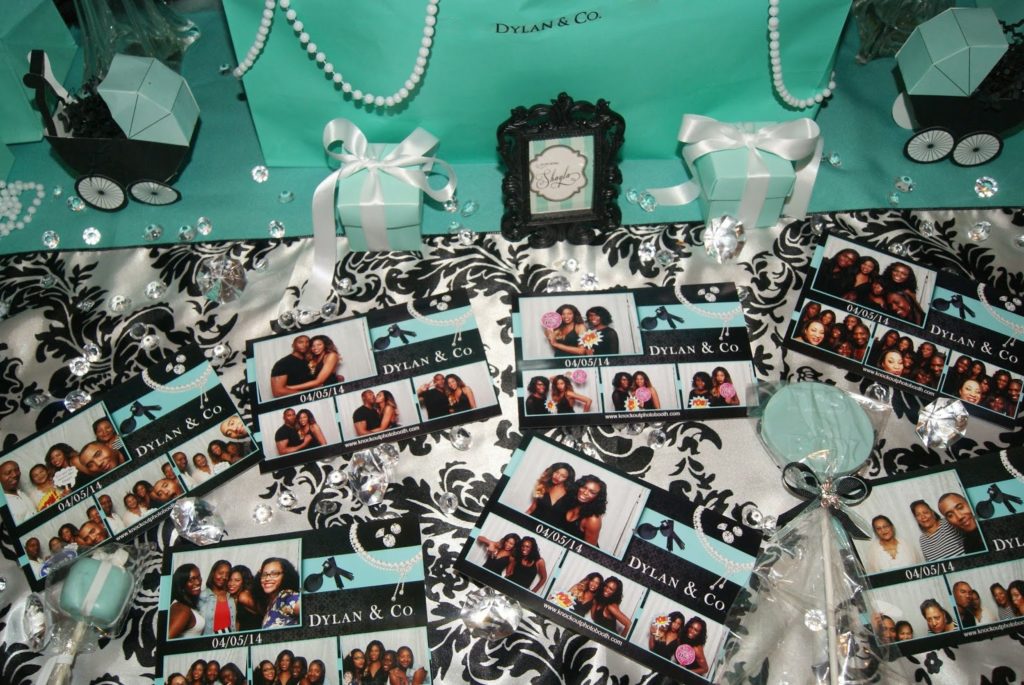 photo booth, party inspiration, allthingsslim, baby shower, breakfast at tiffany's theme party