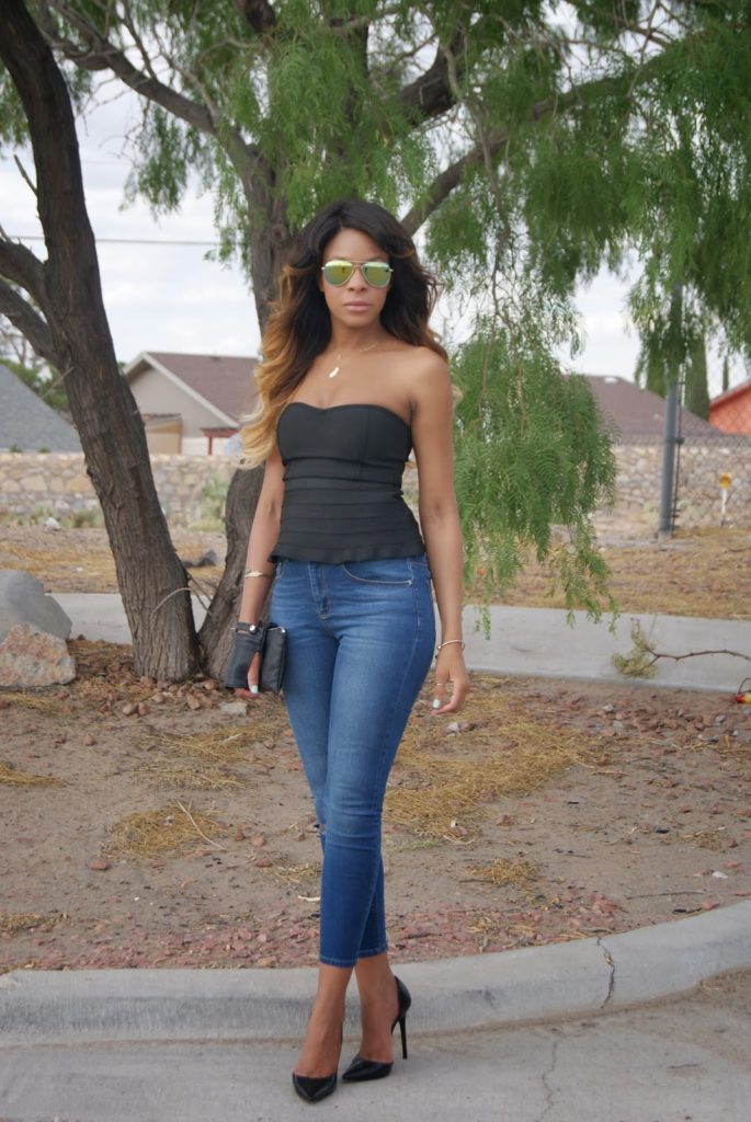 allthingsslim, ombre hair, causal denim heels, pumps, nasty gal, zara, asos, 