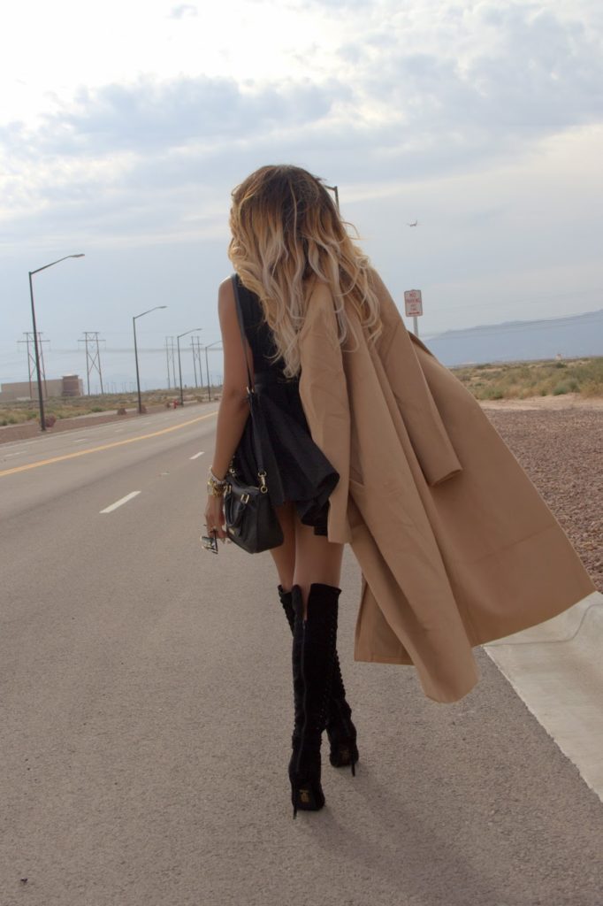 ombre hair fall boots