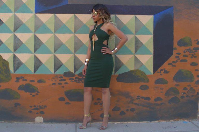CUT IT: TOBI CUT-OUT DRESS
