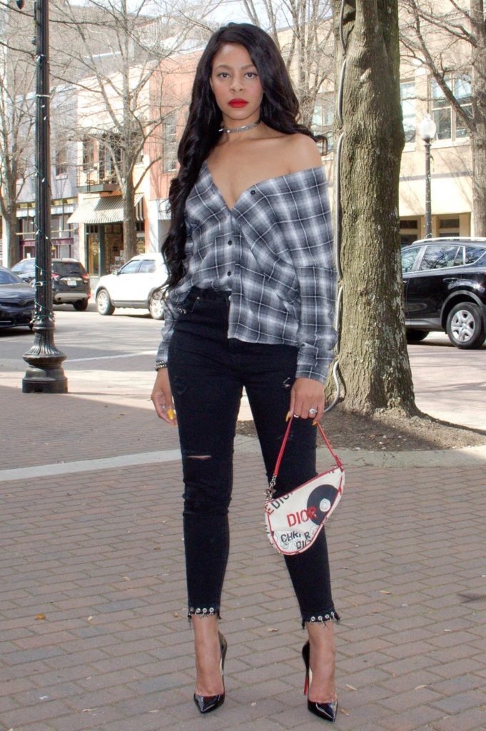 allthingsslim, off the shoulder top