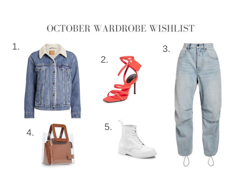 October Wardrobe Wishlist