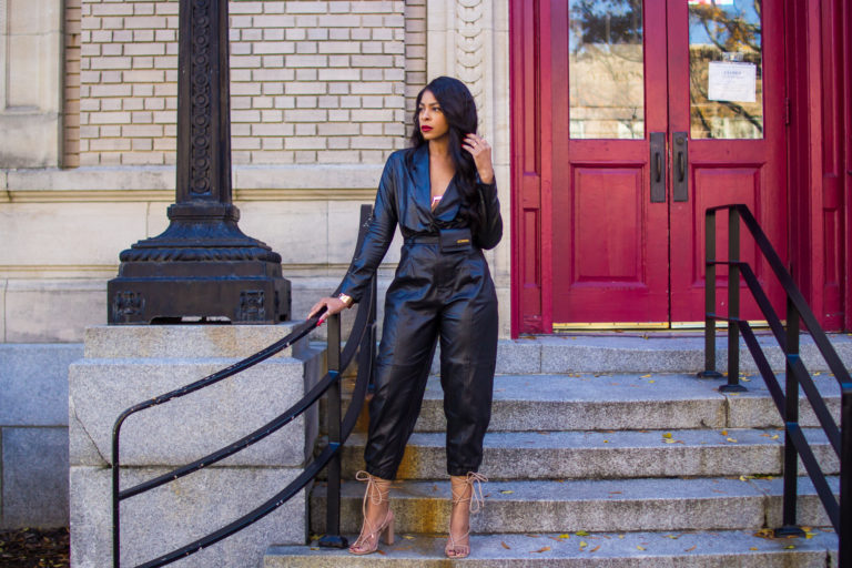 Leather On Leather Fall Look