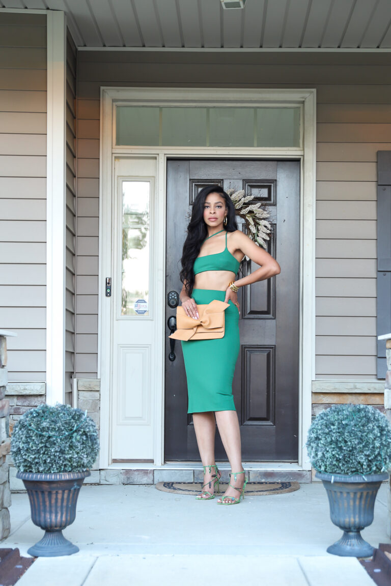All Green Outfit For Spring