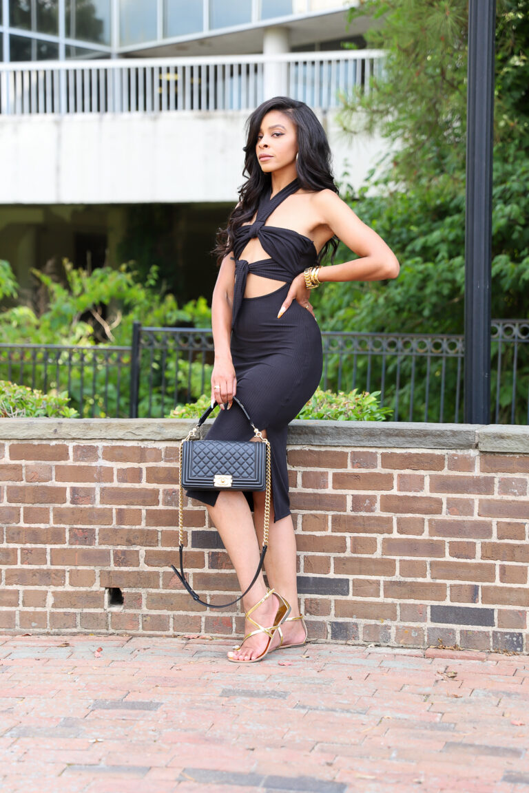 Little Black Cut Out Dress